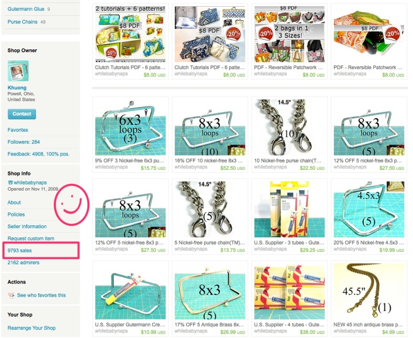 Whose Etsy cart will have the 10,000th item?